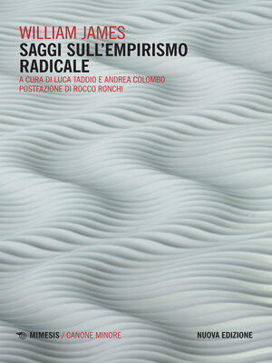 cover image of Saggi sull'empirismo radicale